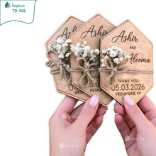 Load image into Gallery viewer, TD-102 | wedding Favor | Birthday Card