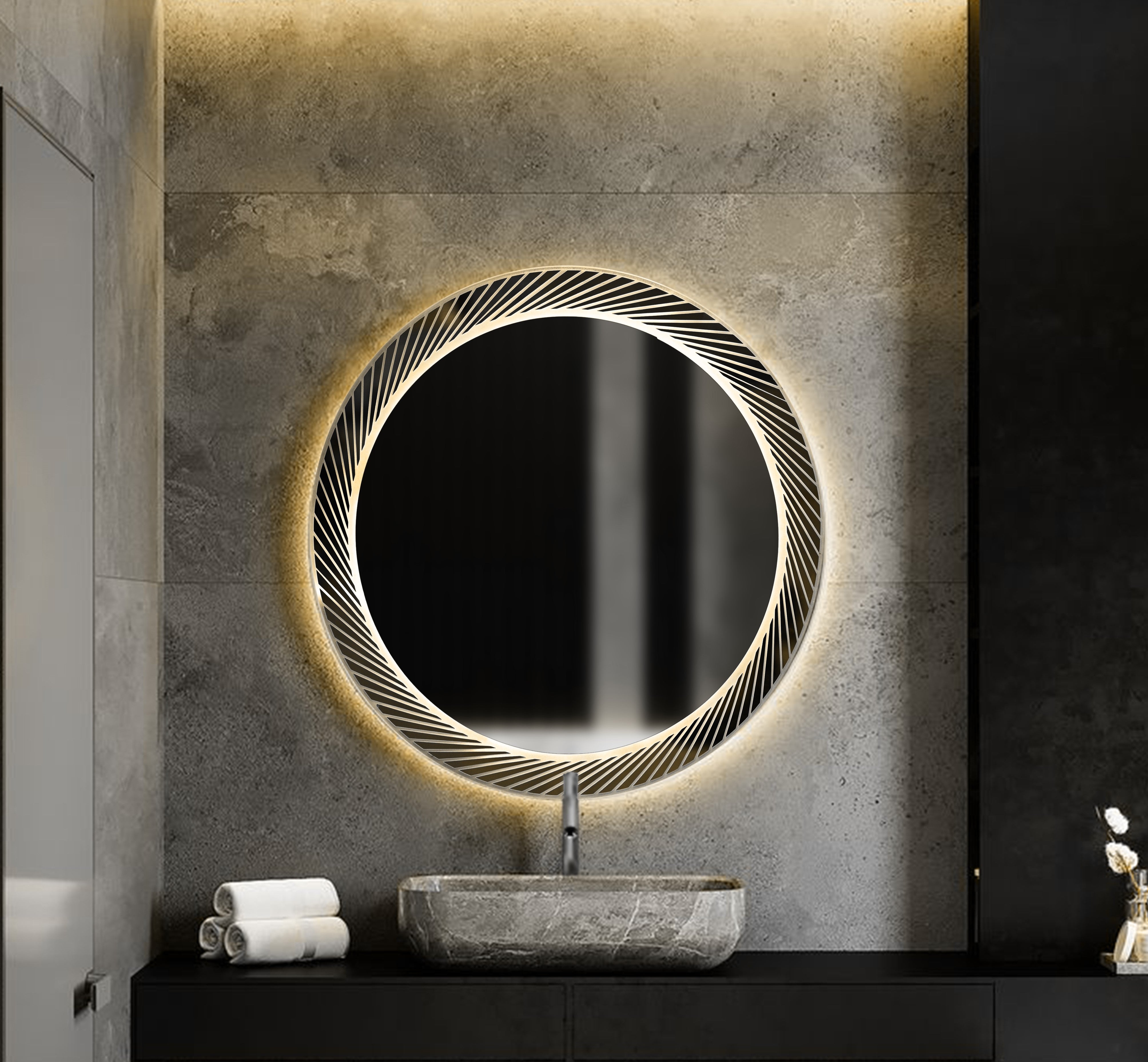 Smart Mirrors by Keptua LED Mirror in pakistan bathroom interior